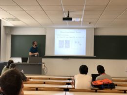 Image for Almog Lahav gave an invited talk at ICIAM 2019 in Valencia